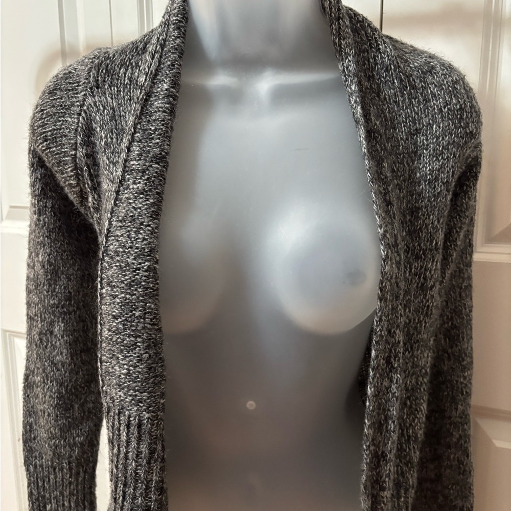 H&M Gray Knit Cardigan Sweater
